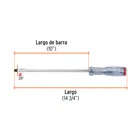 Desarmador plano de golpe 3/8' x 10', TRUPER EXPERT 2
