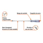 Desarmador plano de golpe 3/8' x 10', TRUPER EXPERT 3