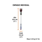 Desarmador plano de golpe 3/8' x 10', TRUPER EXPERT 5