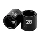 Dado de impacto de 26 mm, 6 puntas, cuadro 1/2', TRUPER 1