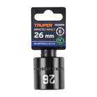 Dado de impacto de 26 mm, 6 puntas, cuadro 1/2', TRUPER 4