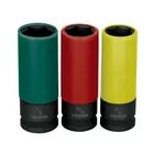 Juego 3 dados largos 1/2' impacto protección plástica 6p std 1