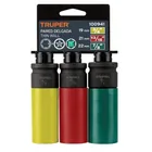 Juego 3 dados largos 1/2' impacto protección plástica 6p std 6