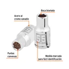 Dado de 5.5 mm, 6 puntas, cuadro 1/4', TRUPER 2