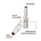 Dado largo de 5.5 mm, 6 puntas, cuadro 1/4', TRUPER 2