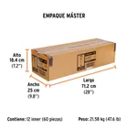 Broca SDS Plus 1/2 x 24', TRUPER 7