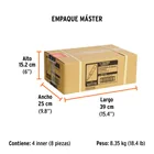Desarmador de impacto con 4 puntas de acero S2 3/8', EXPERT 3