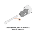 Cincel de punta zanco hexagonal de 20', TRUPER 2