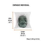 Casco de seguridad ventilado, ajuste de matraca, verde 3