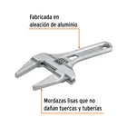 Llave ajustable 8' para plomero, apertura 3', TRUPER 2