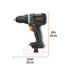Taladro 1/2', 20V, sin accesorios, MAX 3