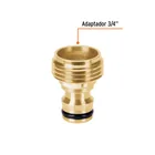 Conector 3/4' rápido macho de latón, sistema click, TRUPER 2