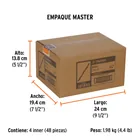 Broca con punta centradora para madera 5/16', TRUPER 7