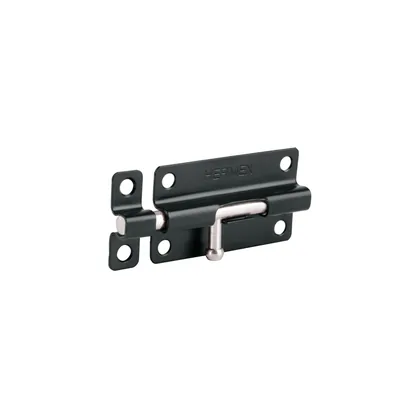 Pasador de barril 4' de acero acabado negro, HERMEX