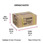 Pasador de barril de acero cromo 3', HERMEX 7