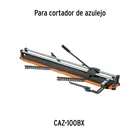 Repuesto 2 bases para riel de cortador CAZ-100BX, EXPERT 2