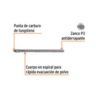 Broca para vidrio y azulejo 1/4', TRUPER EXPERT 2
