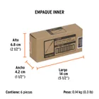 Broca para vidrio y azulejo 1/4', TRUPER EXPERT 6