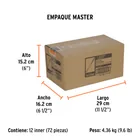 Broca para vidrio y azulejo 1/2', TRUPER EXPERT 7
