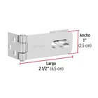 Portacandado de acero galvanizado 2-1/2', HERMEX 2