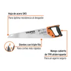 Serrucho Rapid 20', 7 DPP, mango Comfort grip, TRUPER 2
