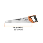 Serrucho Rapid 20', 7 DPP, mango Comfort grip, TRUPER 3