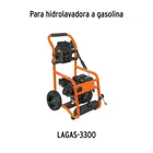 Carburador para hidrolavadora a gasolina LAGAS-3300, TRUPER 2