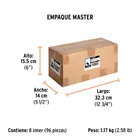Bolsa con 2 carbones de repuesto para RPLUS-6NX, TRUPER 5
