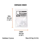 Bolsa con 2 carbones de repuesto para RPLUS-4NX, TRUPER 4