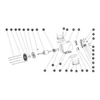 Motor eléctrico monofásico de 3/4 HP, baja velocidad, TRUPER 5