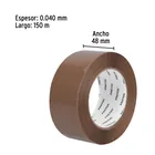 Cinta de empaque 48 mm x 150 m canela, PRETUL 3