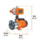 Bomba presurizadora multietapas 3/4 HP con control, TRUPER 3