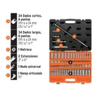 Juego de 73 herramientas cuadro 3/8' std y mm para mecánico 4
