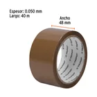 Cinta de empaque 48 mm x 40 m canela, TRUPER 3