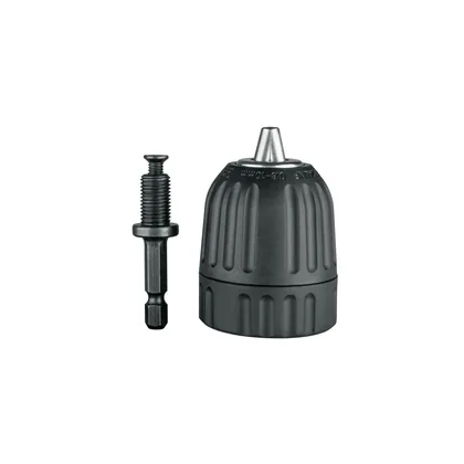 Broquero 3/8' sin llave y adaptador hexagonal 1/4', TRUPER
