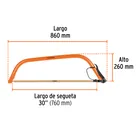 Arco jardinero tubular de 30', TRUPER 4