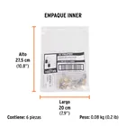 Bolsa con 2 carbones de repuesto para SICI-7-1/4N4, TRUPER 3