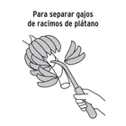 Cuchillo bananero 5', TRUPER 4