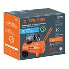 Compresor de aire, silencioso libre de aceite, 50 L, 2 HP 4