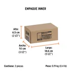 Broca para router, moldura clásica, 1-1/8' con balero,Truper 6