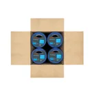 Cinta masking tape azul de 1' x 50 m para pintor, TRUPER 2