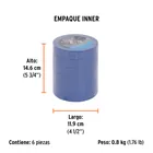 Cinta masking tape azul de 1' x 50 m para pintor, TRUPER 5
