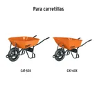 2 soportes calibre 14 para carretillas CAT-50X y CAT-60X 2