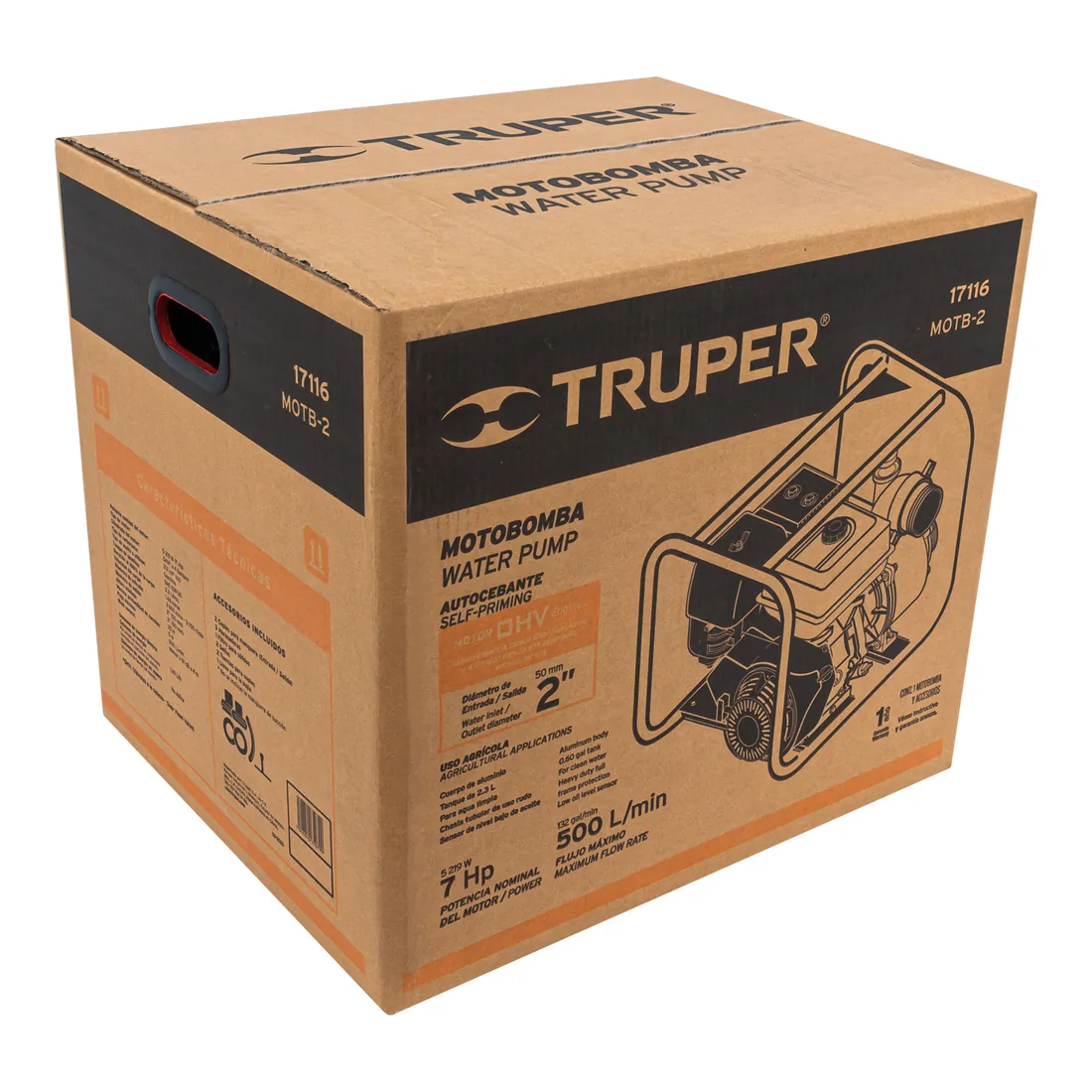Caja de empaque de repuesto para MOTB-2, TRUPER