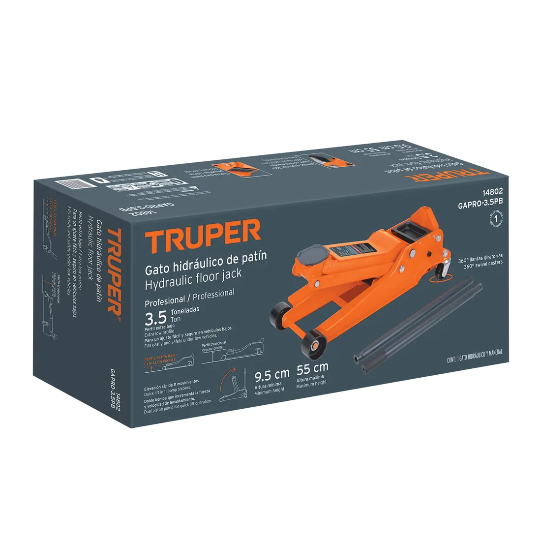 Caja de empaque de repuesto para GAPRO-3.5PB, TRUPER