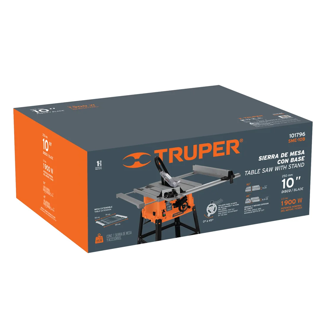Caja de empaque de repuesto para SME-10B, TRUPER