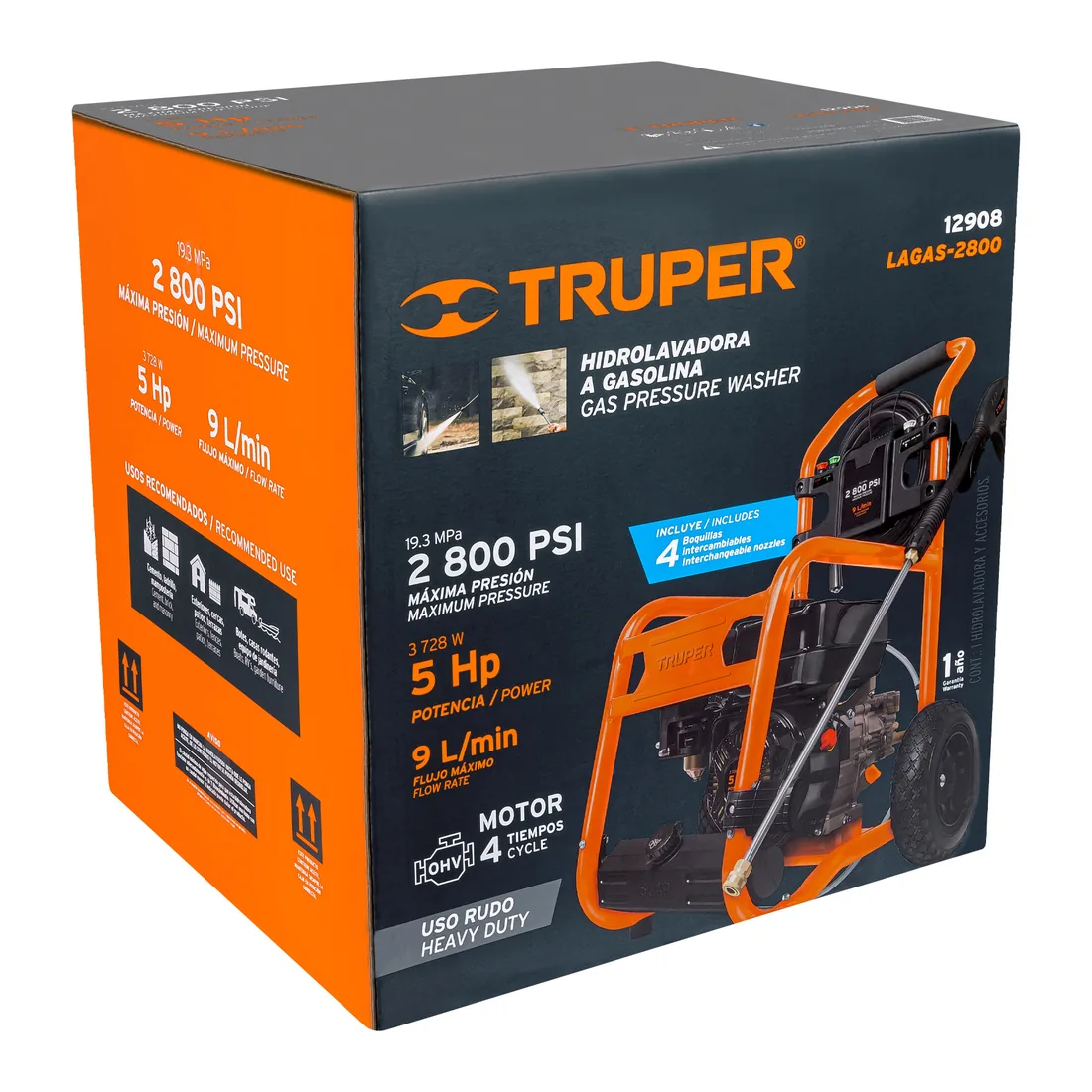 Caja de empaque de repuesto para LAGAS-2800, TRUPER