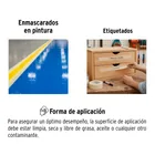 Cinta masking tape de 1' x 50 m, TRUPER 4