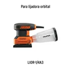 Bolsa con 2 carbones de repuesto para LIOR-1/4A3, TRUPER 2