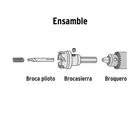 Brocasierra de carburo de tungsteno, 1-3/8', TRUPER 4